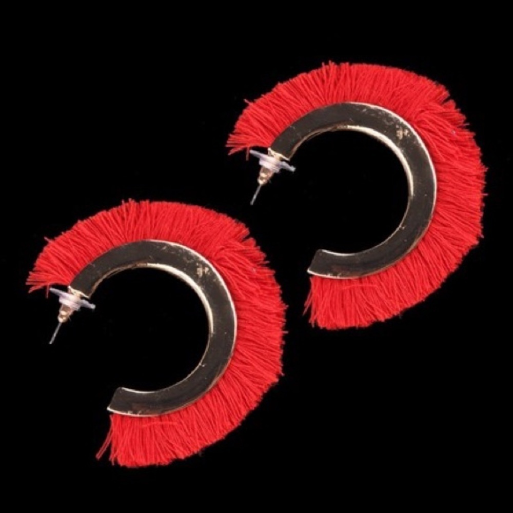 Red Ribbon Hoops